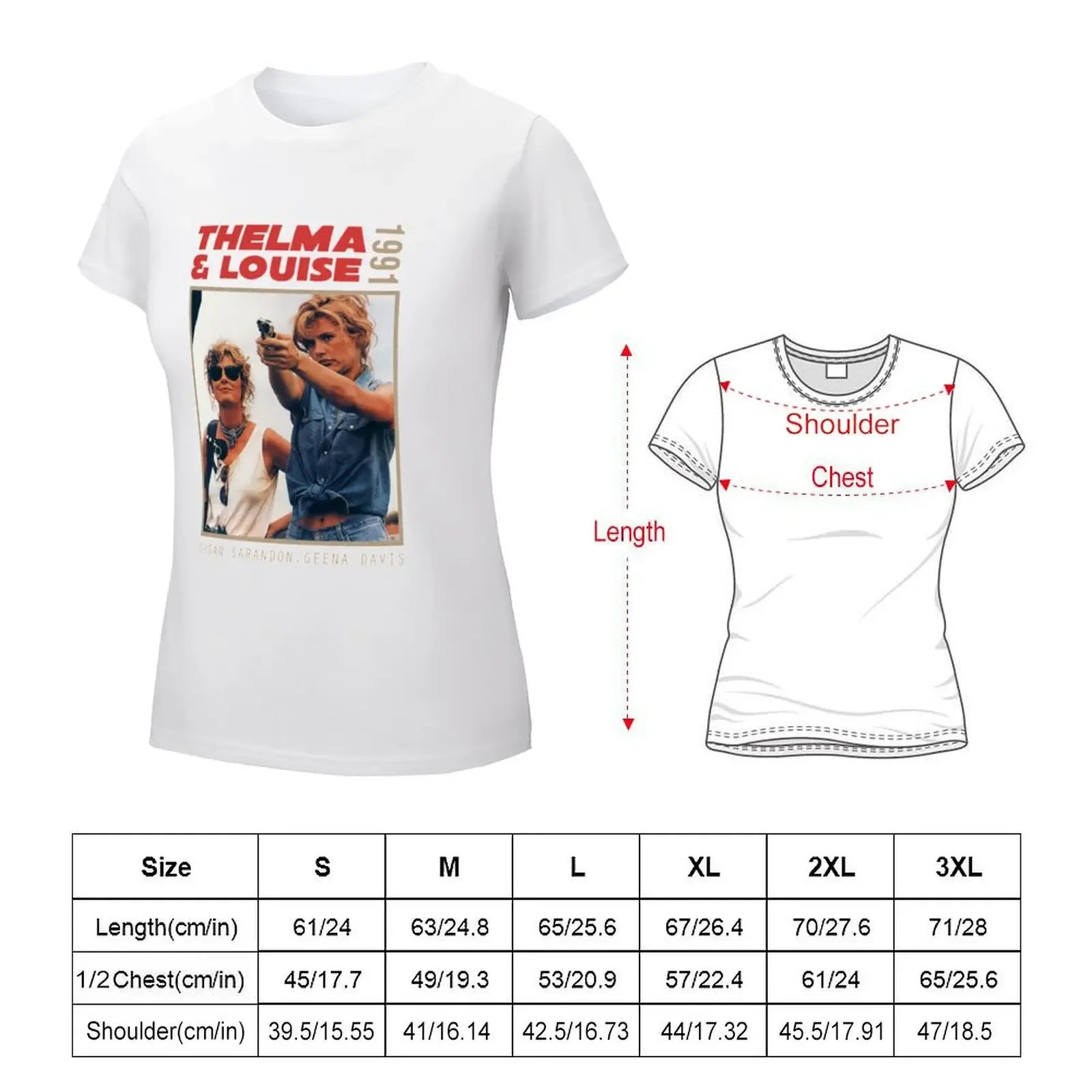 Thelma And Louise T-shirt funny cute clothes Woman clothing