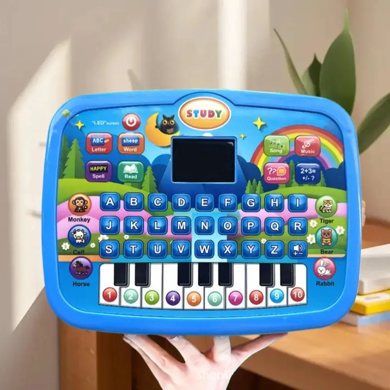 Brinquedo educativo iluminado de uma peça; Perfeito para presentes de Natal e aniversário, melhora as habilidades matemáticas e alfabetização para maiores de 3 anos