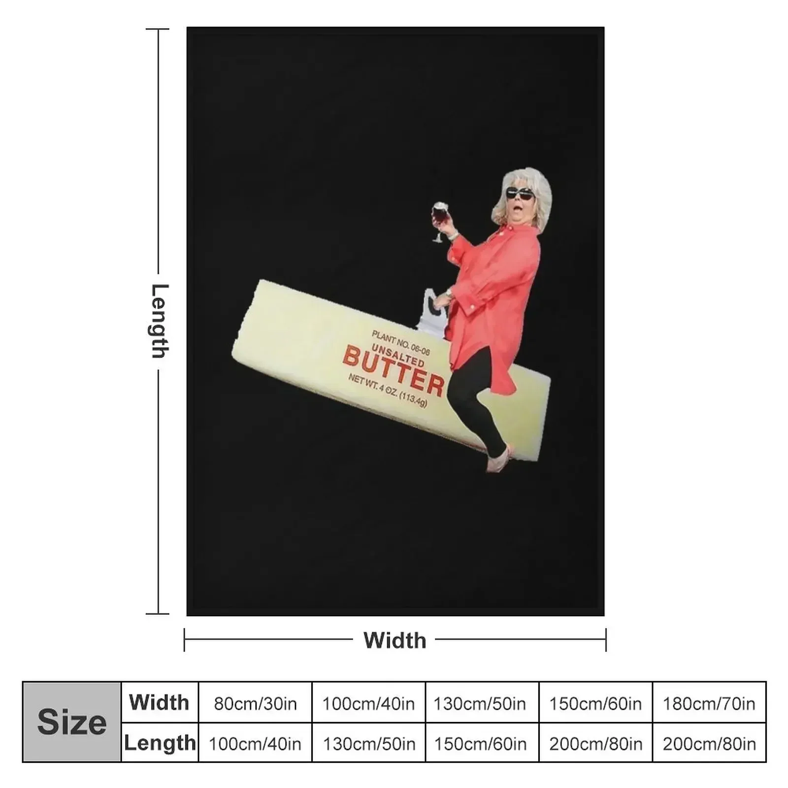 paula deen riding butter Throw Blanket sofa bed Plush Nap Decorative Sofas Kid'S Blankets