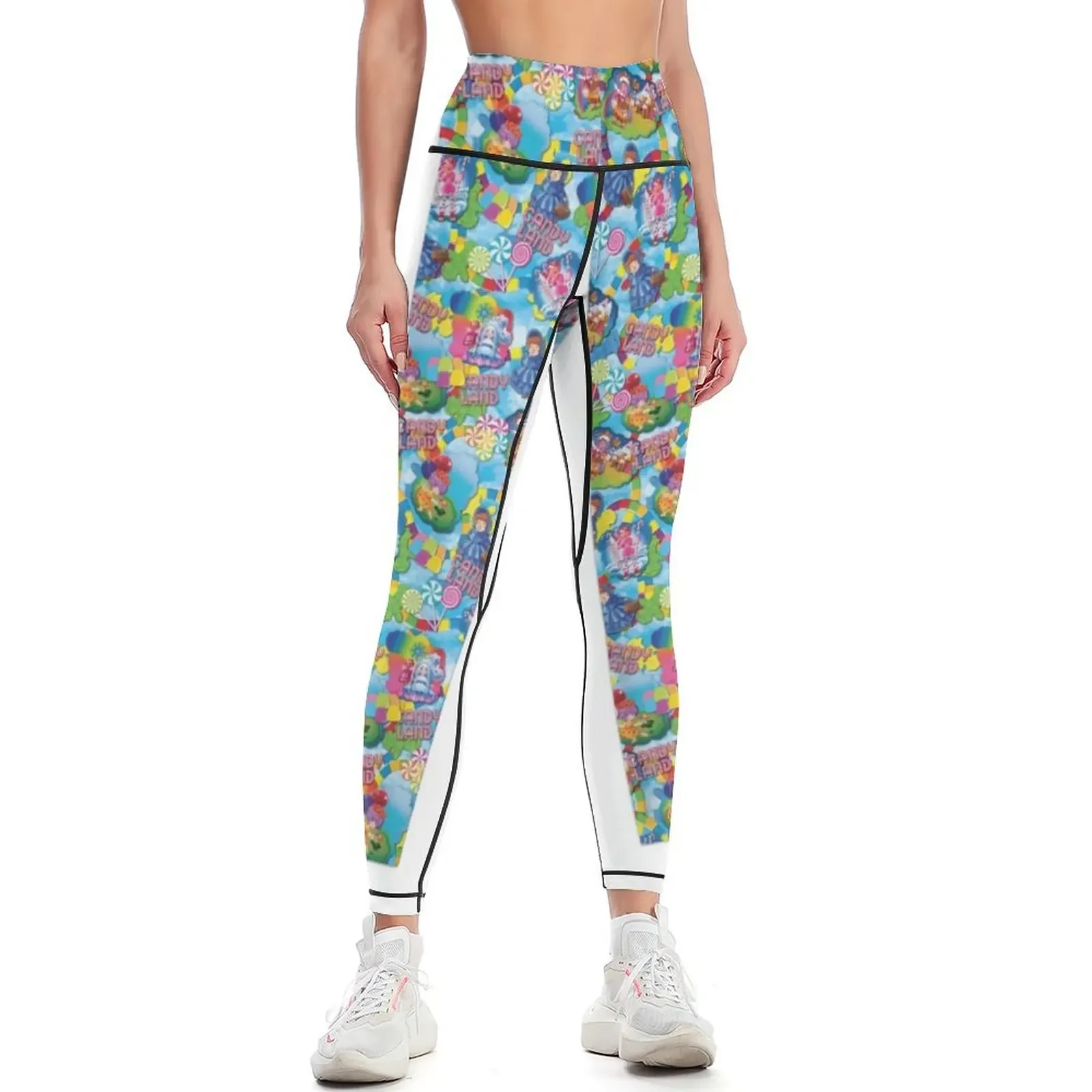 

Childrens Candy Board Game Leggings gym wear Sports female gym clothing flared Womens Leggings