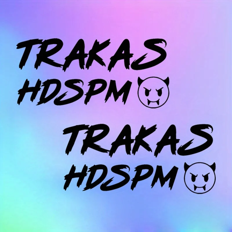 

1 шт. TRAKAS HDSPM забавные наклейки для мотоцикла, водостойкий мотоциклетный шлем, крышка топливного бака, царапины, виниловые наклейки для тела скутера