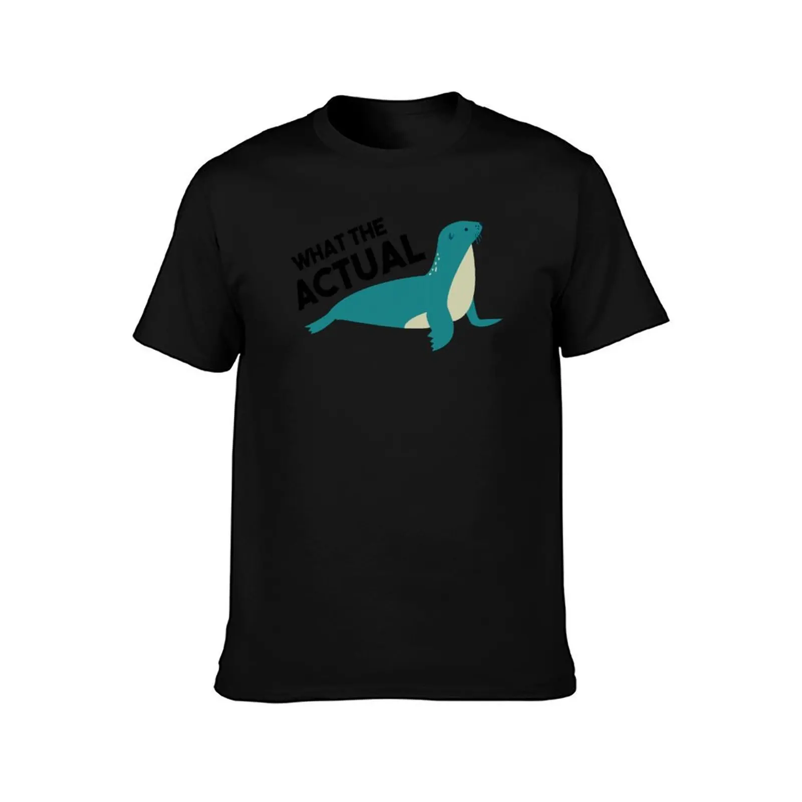 What The Actual PHOQUE - French Language pun T-Shirt Summer Holiday Casual Tee T-Shirt