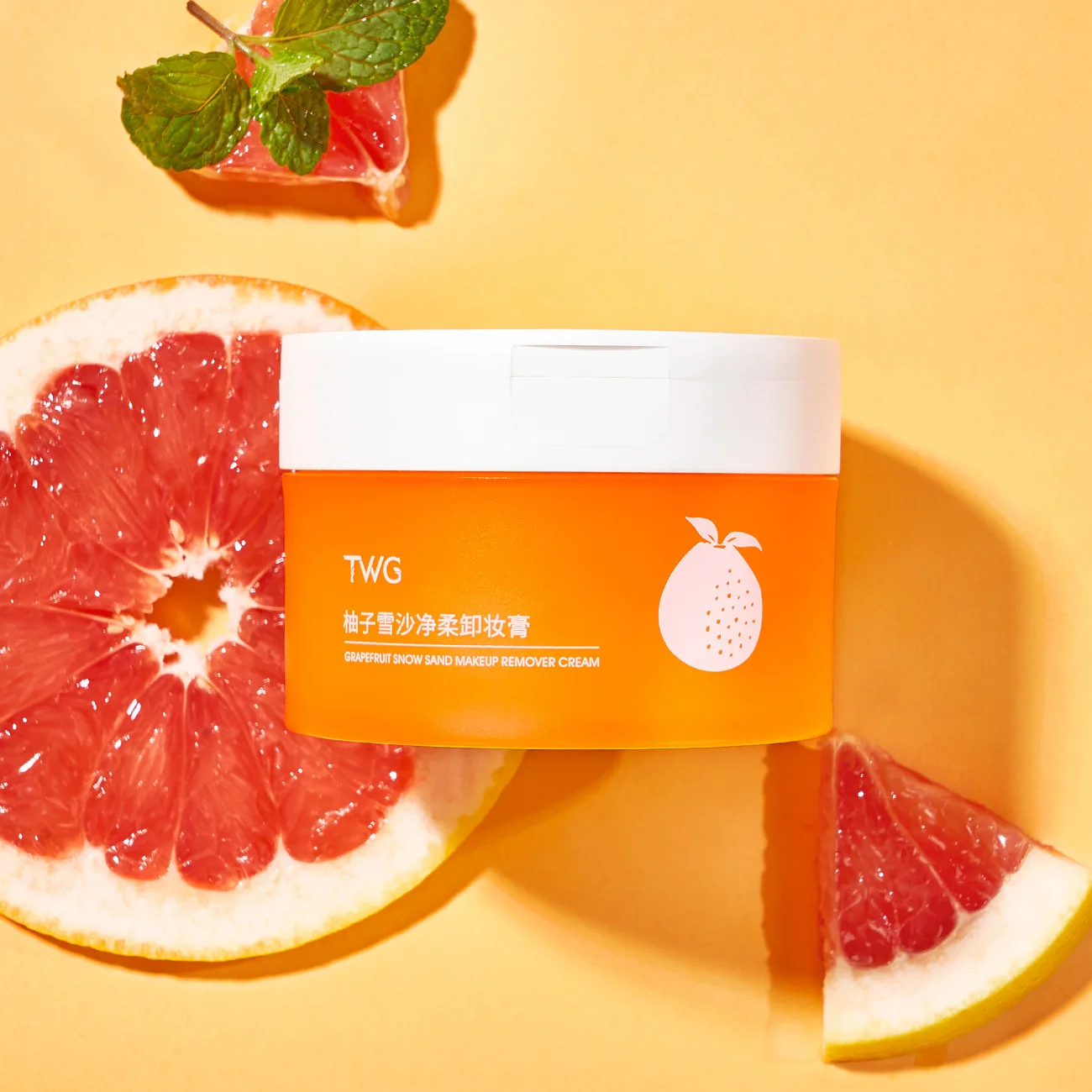 Nettoyant pour le visage au pamplemousse, adapté à la crème nettoyante pour le visage, douce et non irritante, nettoie en douceur le maquillage du visage