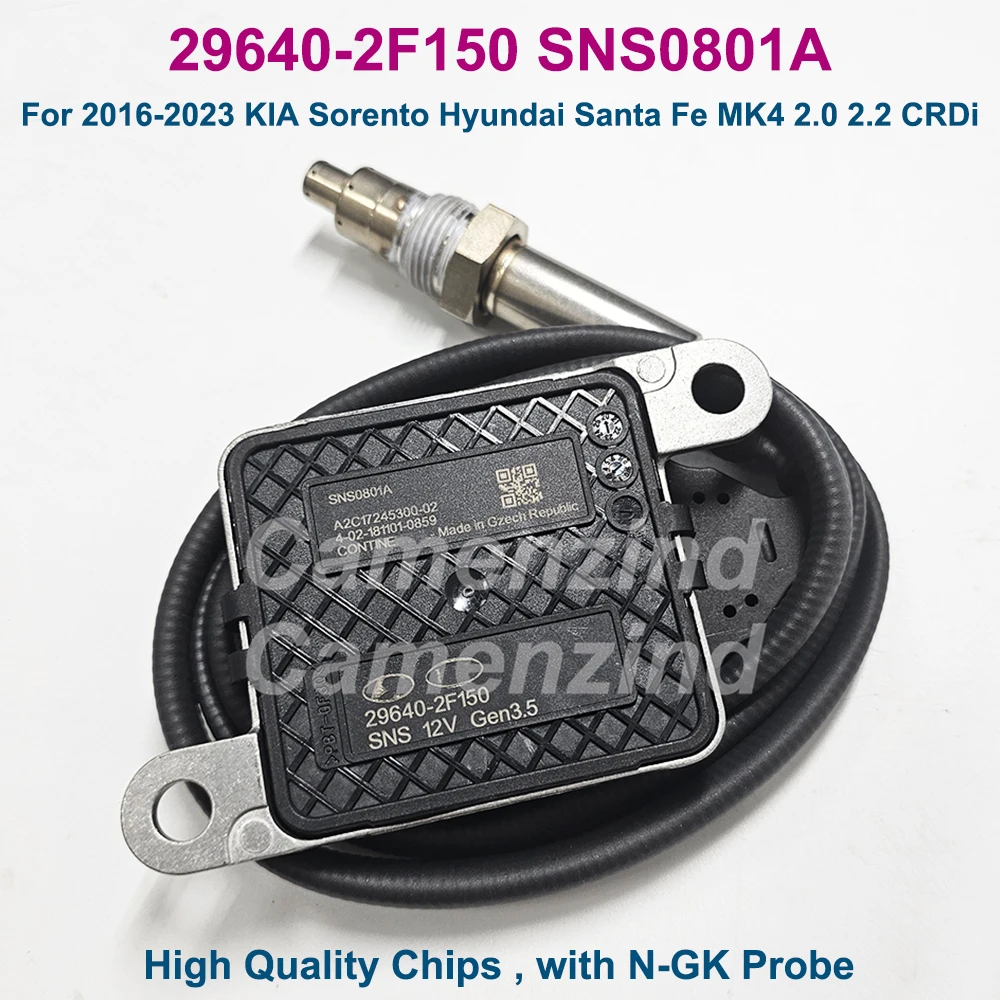 

NEW 29640-2F150 296402F150 SNS0801A Nitrogen Oxide Senor NOx Sensor For 2016-2023 KIA Sorento Hyundai Santa Fe MK4 2.0 2.2 CRDi