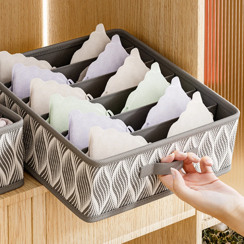 

Underwear Drawer Organizer Socks Clothing Storage Box Wardrobe Organizer Clothes Ties Pants Bra Socks Home Foldable Storage Box