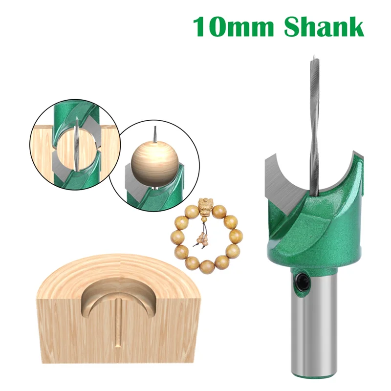 

A53Q-Shank Bead Drill Bits Router Bit Carbide Cutters Woodworking Milling Cutter For Wood Bit Face Mill End Mill 10Mmx16mm