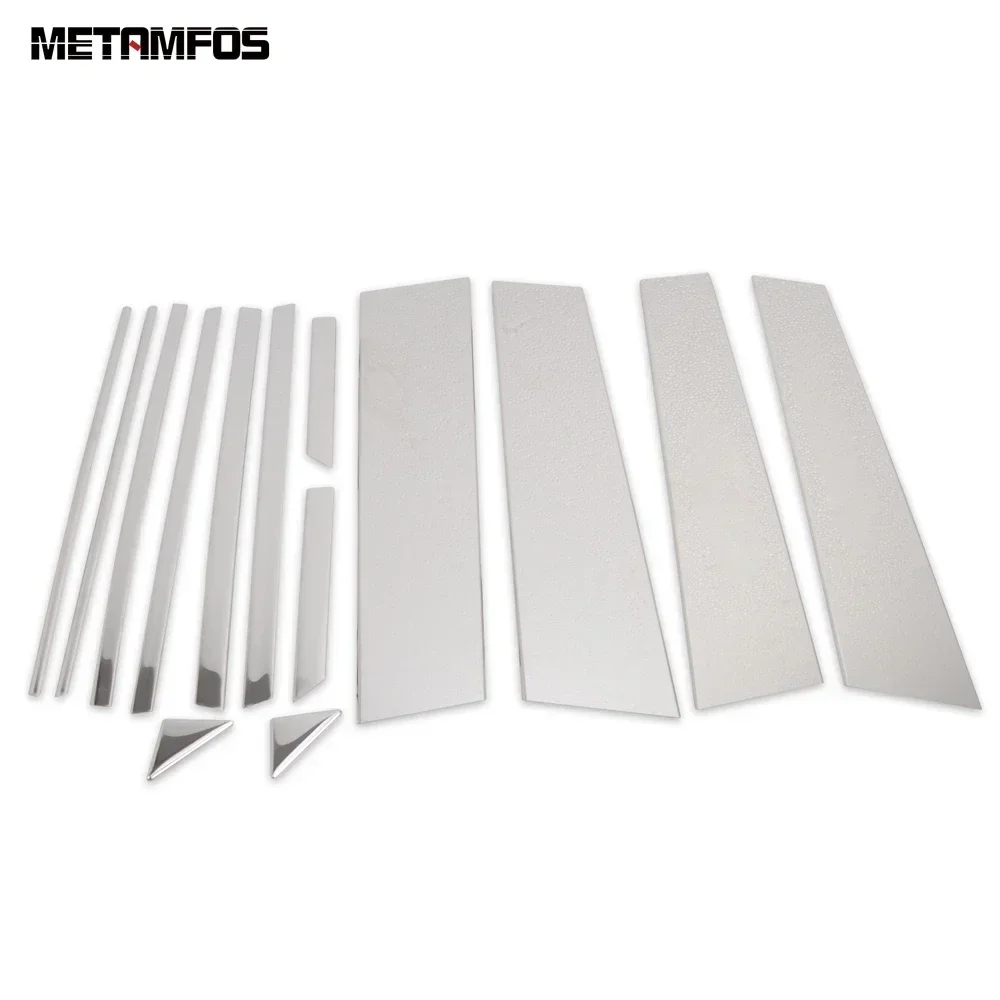 نافذة مركز B C عمود المشاركات غطاء الكسوة ملصق لتويوتا Rav4 Rav 4 2019-2023 2024 2025 الفولاذ المقاوم للصدأ الملحقات الخارجية