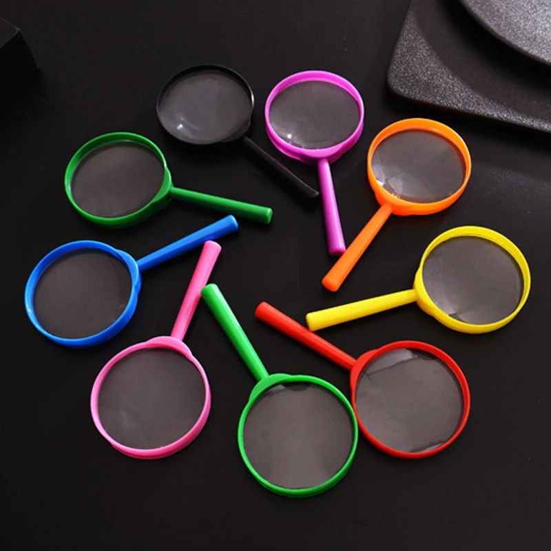 3Pcs Magnifying Glass For Kids Science Toys Physics Party Favors Classroom Prizes Juguetes Educativos Montesori Spielzeug