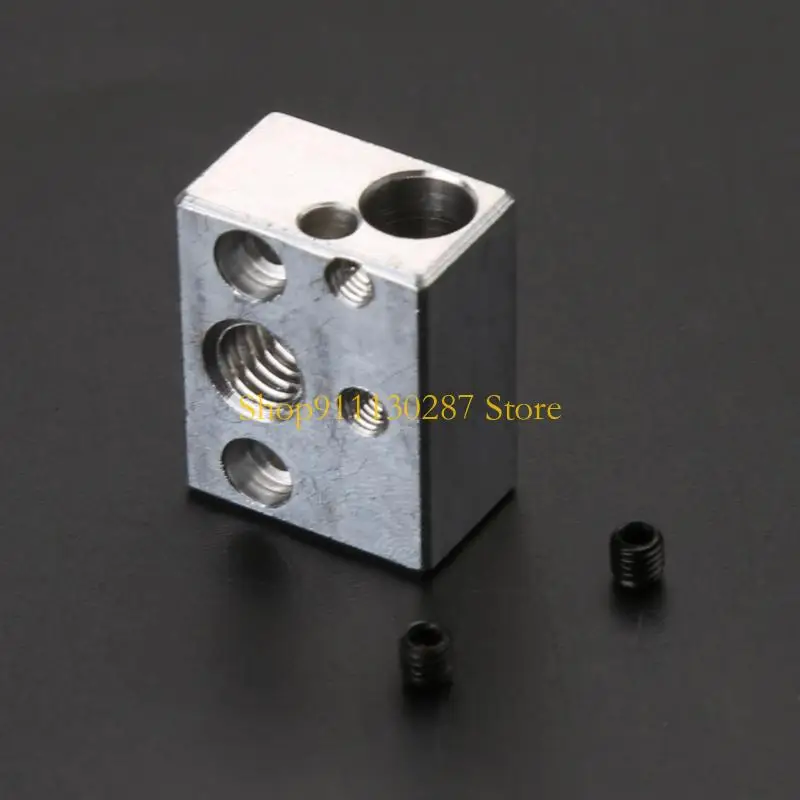 

J1HC Тепловой блок для Ender3 S1 3D-принтера Hotend Высокотемпературный нагревательный блок из чистого алюминия 16x10x20 мм