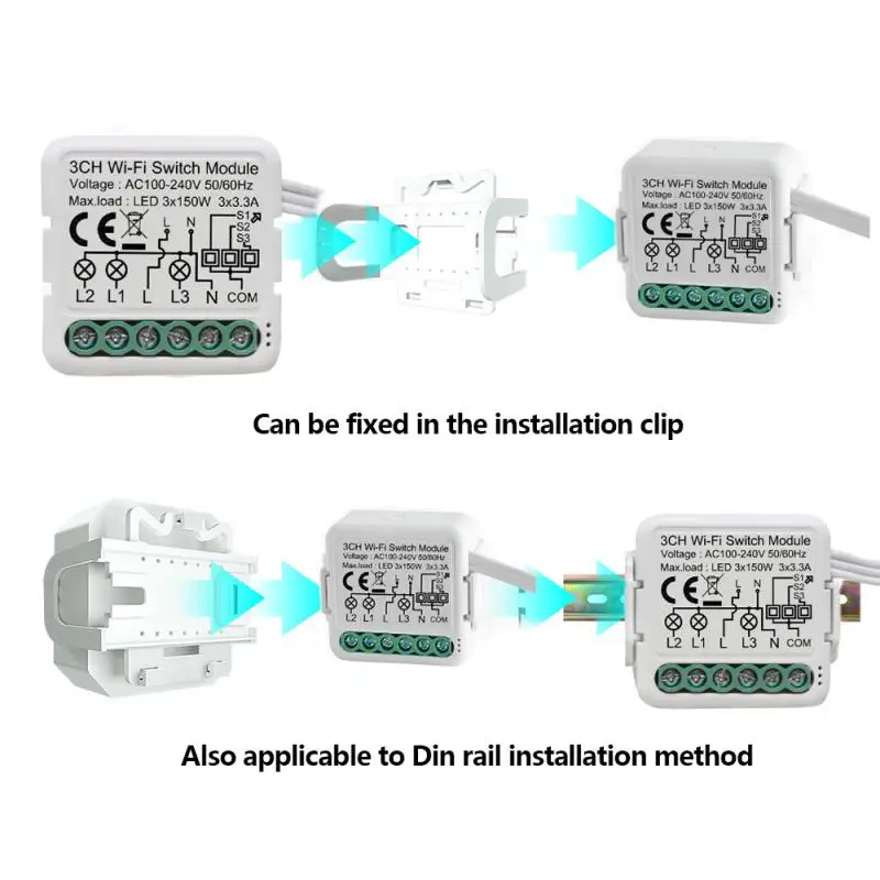 Imagem -05 - Módulo Interruptor Tuya Smart Light Controle de Maneiras Melhorou Sua Experiência Smart Home Fácil Instalação e Configuração