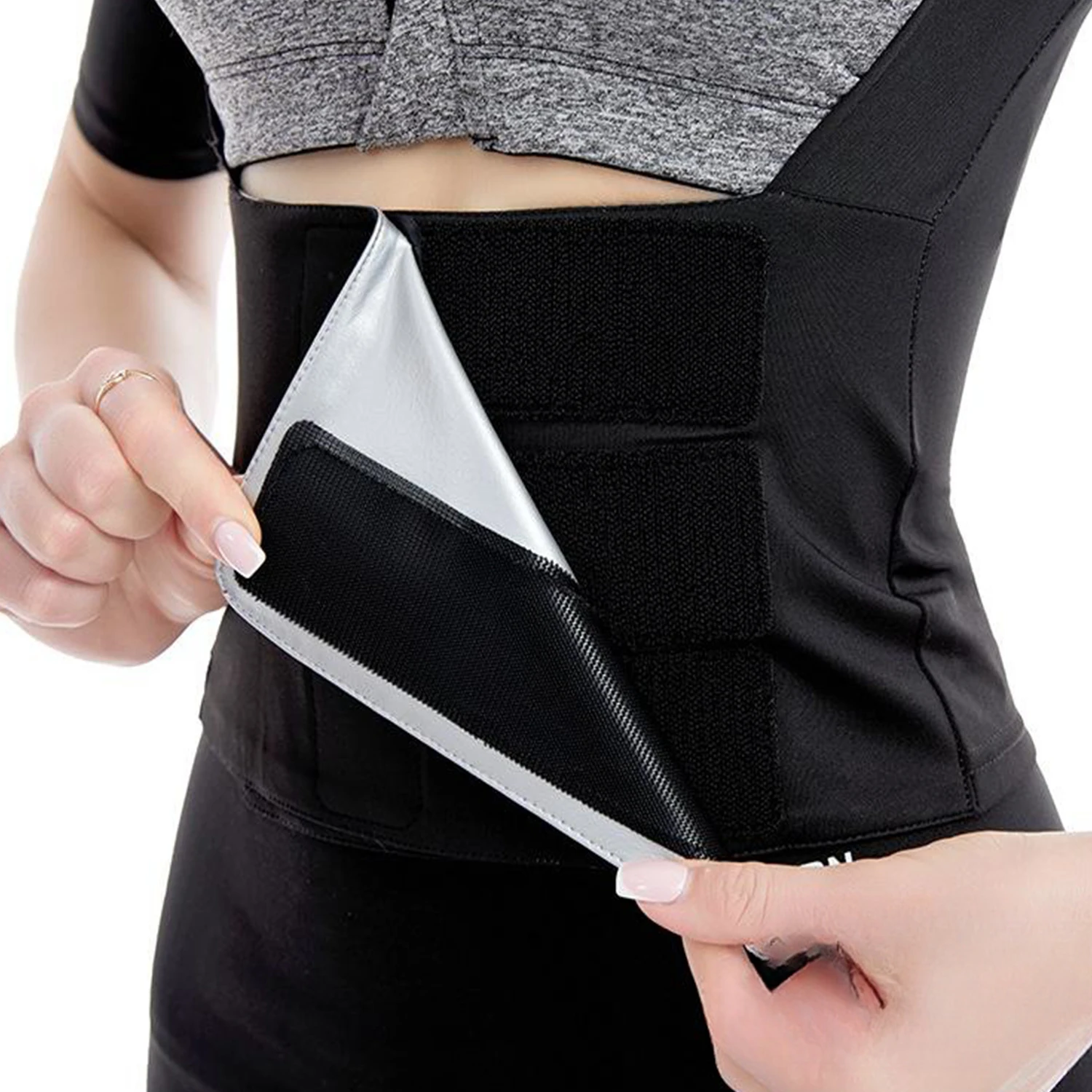 1pcs ผู้หญิงเอวเทรนเนอร์รัดตัวน้ําหนัก Neoprene ซาวน่าเหงื่อเสื้อกั๊กออกกําลังกาย Body Shaper อุปกรณ์ฟิตเนสอุปกรณ์เสริม