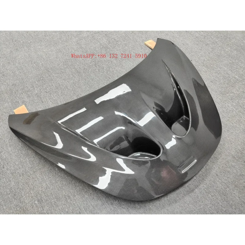 Style Carbon Fiber Engine Hood Engine protection Cover Suitable