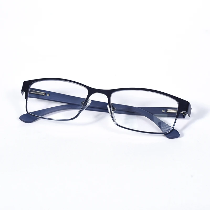 0 neue Edelstahl Männer Business Lesebrille Für Reader Herren Anti Blau Licht Presbyopie Brille + 125 + 175 + 225 + 275 + 350 + 4 – Detail 3