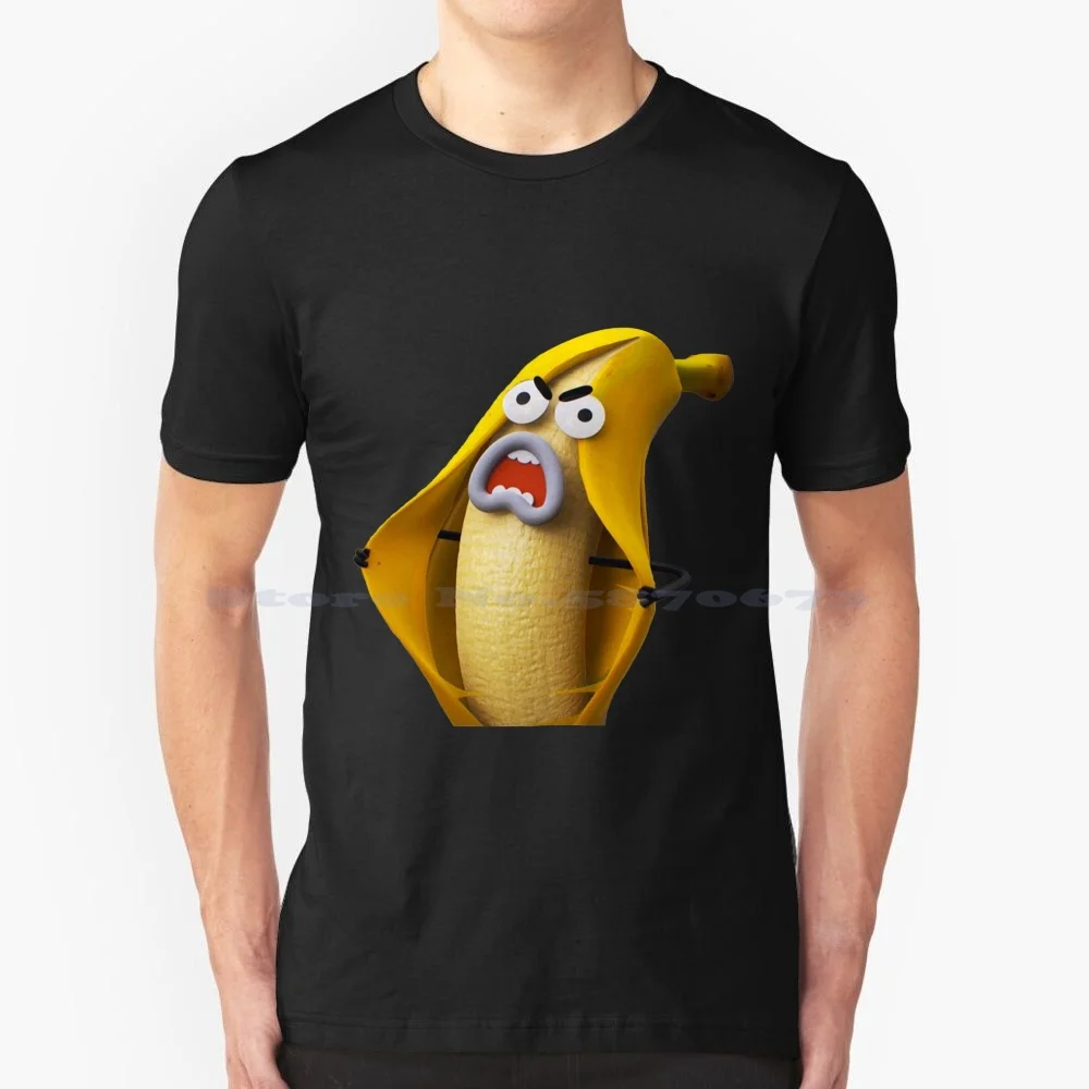 Banana Joe-The T Shirt 100% Cotton Tee The Dailly Gumball Tawog Banana Joe Fury Anger Angry Banana Cartoon Cn Gumball World