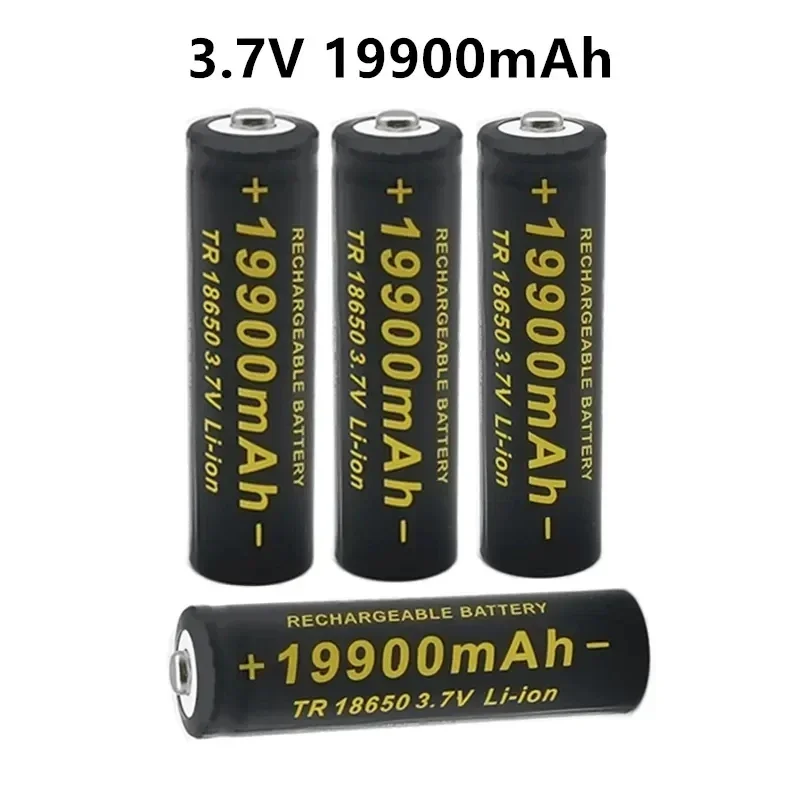 Free Shiping 2024 100% new 3.7V 18650 battery 19900Mah high capacity battery, lithium-ion battery for flashlight batteries