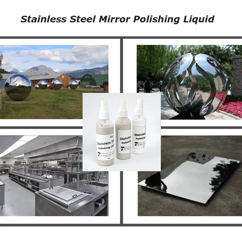 100ml Stainless Steel Mirror Shine Polishing Liquid Metal Super Polishing Finish Grinding Fluid