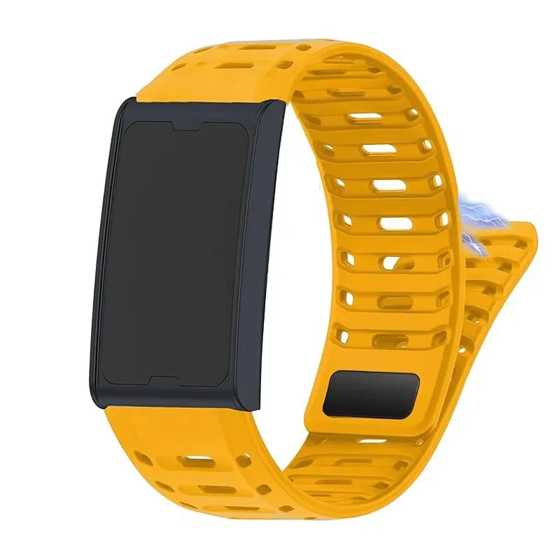 Silicone 22mm Breathable Band For Amazfit Helio Magnetic Strap For Amazfit Helio/Bip 6 5/Cheetah Pro-Round/Balance 2/GTR4 3 2 2e