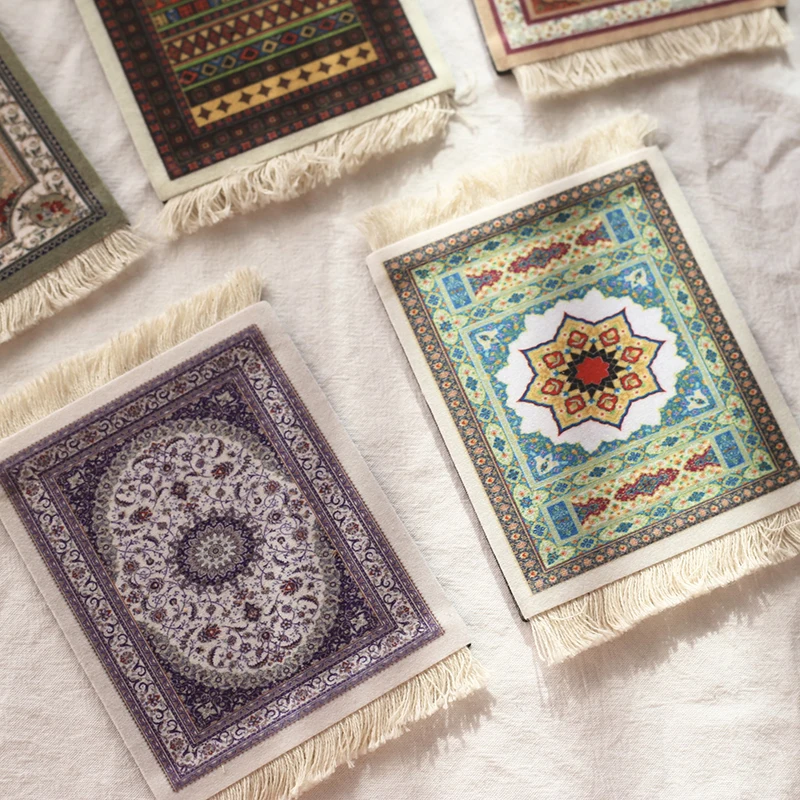 Persian Woven Rug Coaster & Mousepad 5