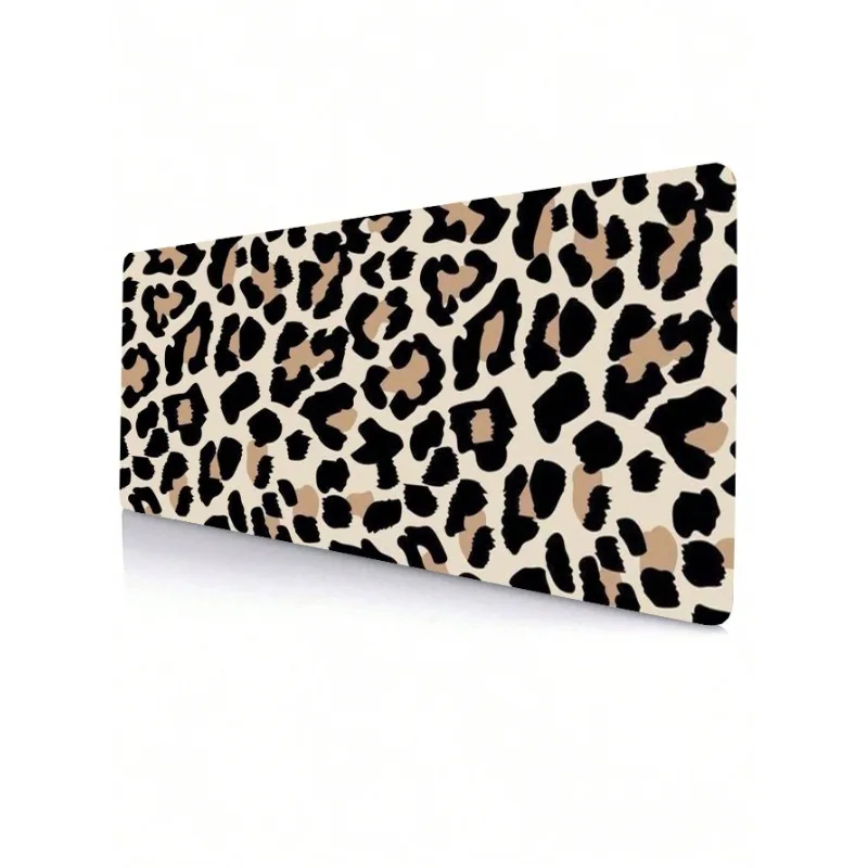 Leopard Pattern Mouse Pad Large Gaming Waterproof Mousepad Children Bedroom DeskDesk Workspace Organizers Decorate Accessories