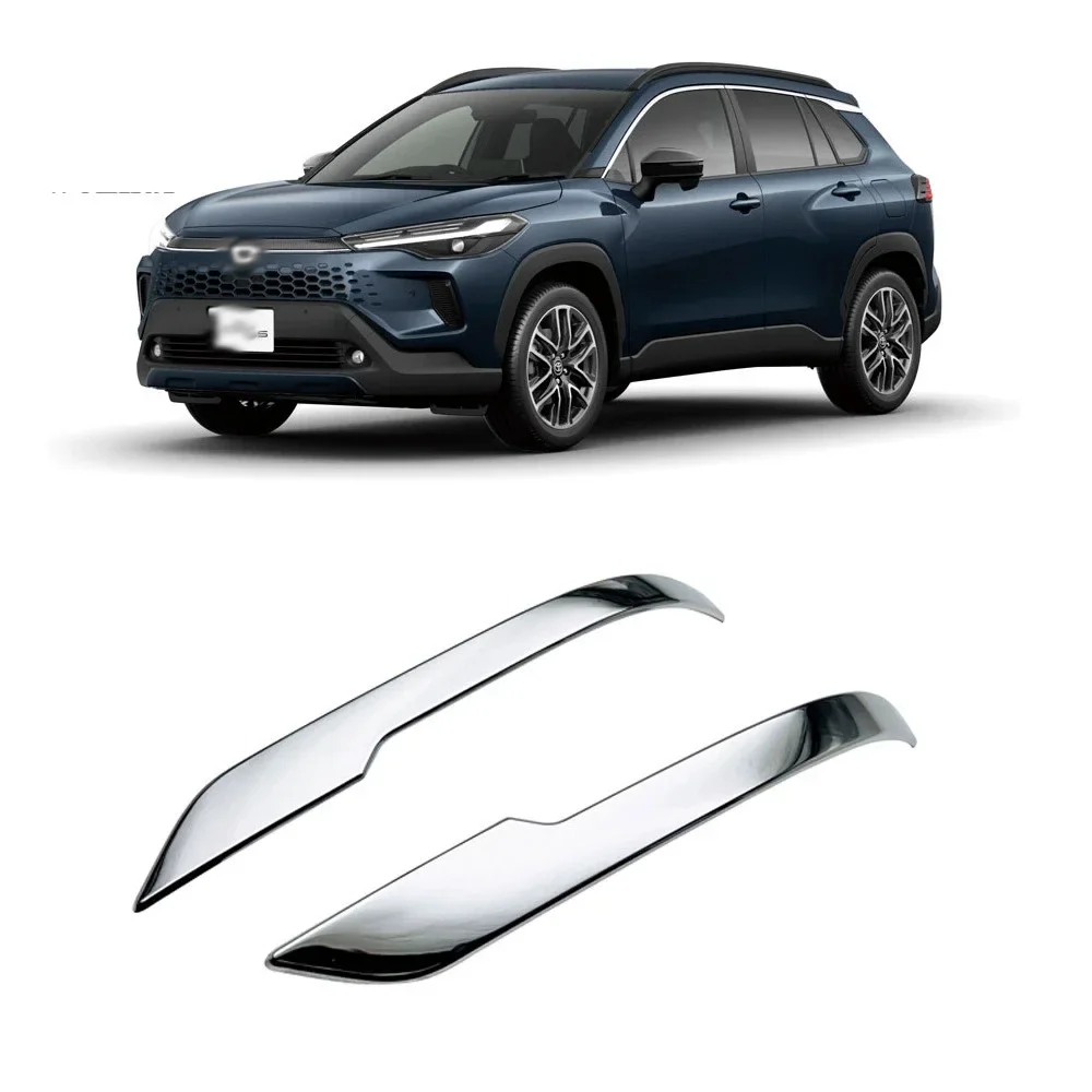 ABS Chrome Front Rear Foglight Bezel Cover Trim for Toyota Corolla Cross 2025 2026 Car Bumper Door Handle Bowl Accessories