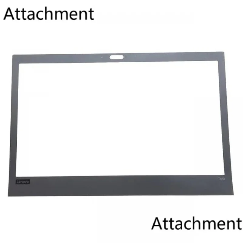 Imagem -05 - Original Laptop Screen Front Shell b Bezel Cover para Lenovo Thinkpad T480 Display Frame Part 01yr487 01yr488 Novo e