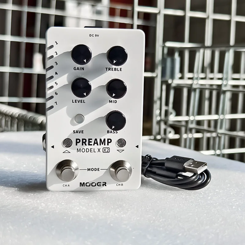 MOOER PREAMP MODEL X X2 Guitar Pedal Effects Dual-channel Digital Preamp Monoblock Effects Built-in 3 Cabinet Simulation