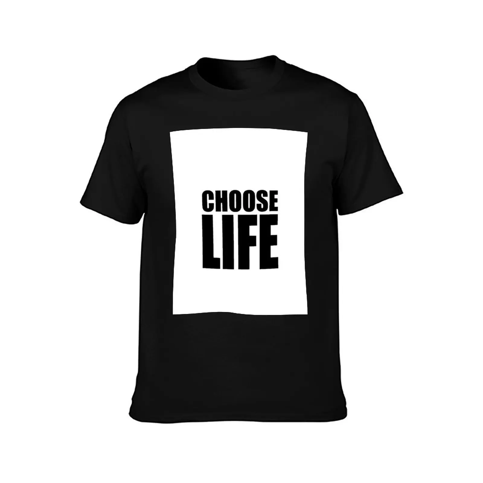 CHOOSE LIFE - WHAM T-Shirt rapper graphic tees customs compression shirt men