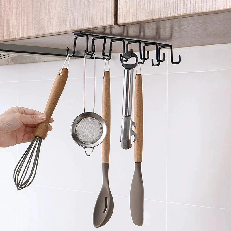 

12 Hooks Storage Rack For Labubu Organizer Wall Hanging Plush Doll Pendant Holder Door Closet Hanger Kitchen Mug Holder