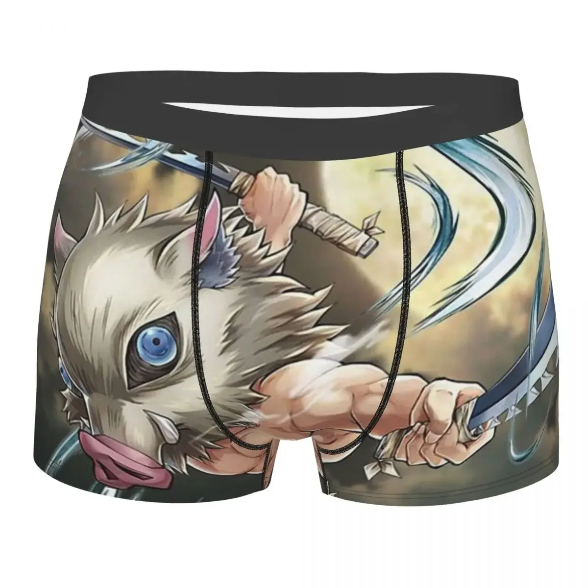 7 Demon Slayer Kimetsu no Yaiba Anime Underpants Breathbale Panties Male Underwear Sexy Shorts Boxer Briefs