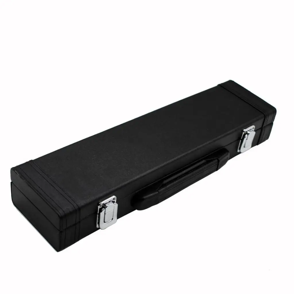 

High-grade Leather Flute Gig Case Box for Concert 15.35 x 3.74 x 2.36inch