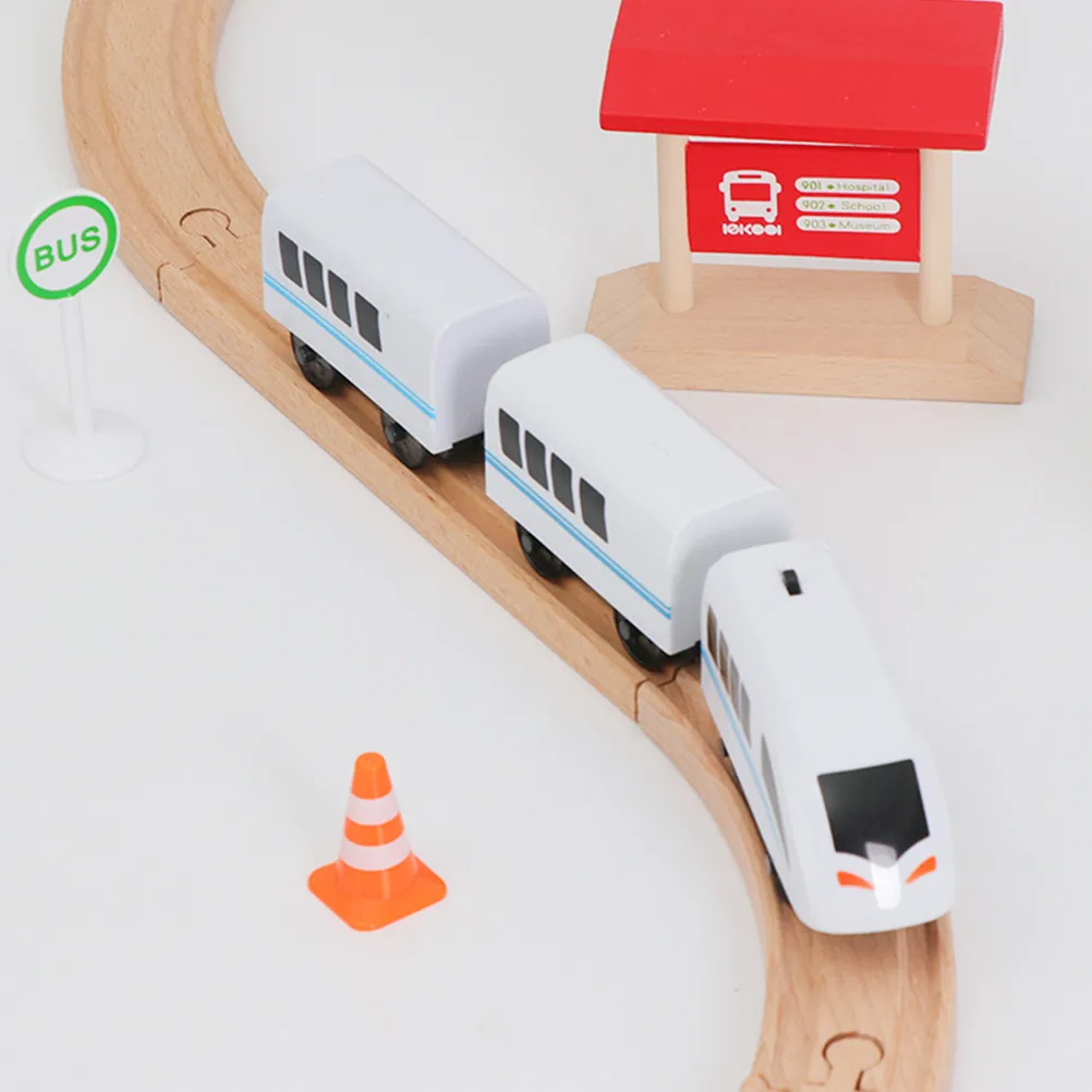 

1Set Safe Eco Friendly Alloy Electric Train Head for Kids Learning Play Decoration Gift Parent Child Bonding Activity Lovely
