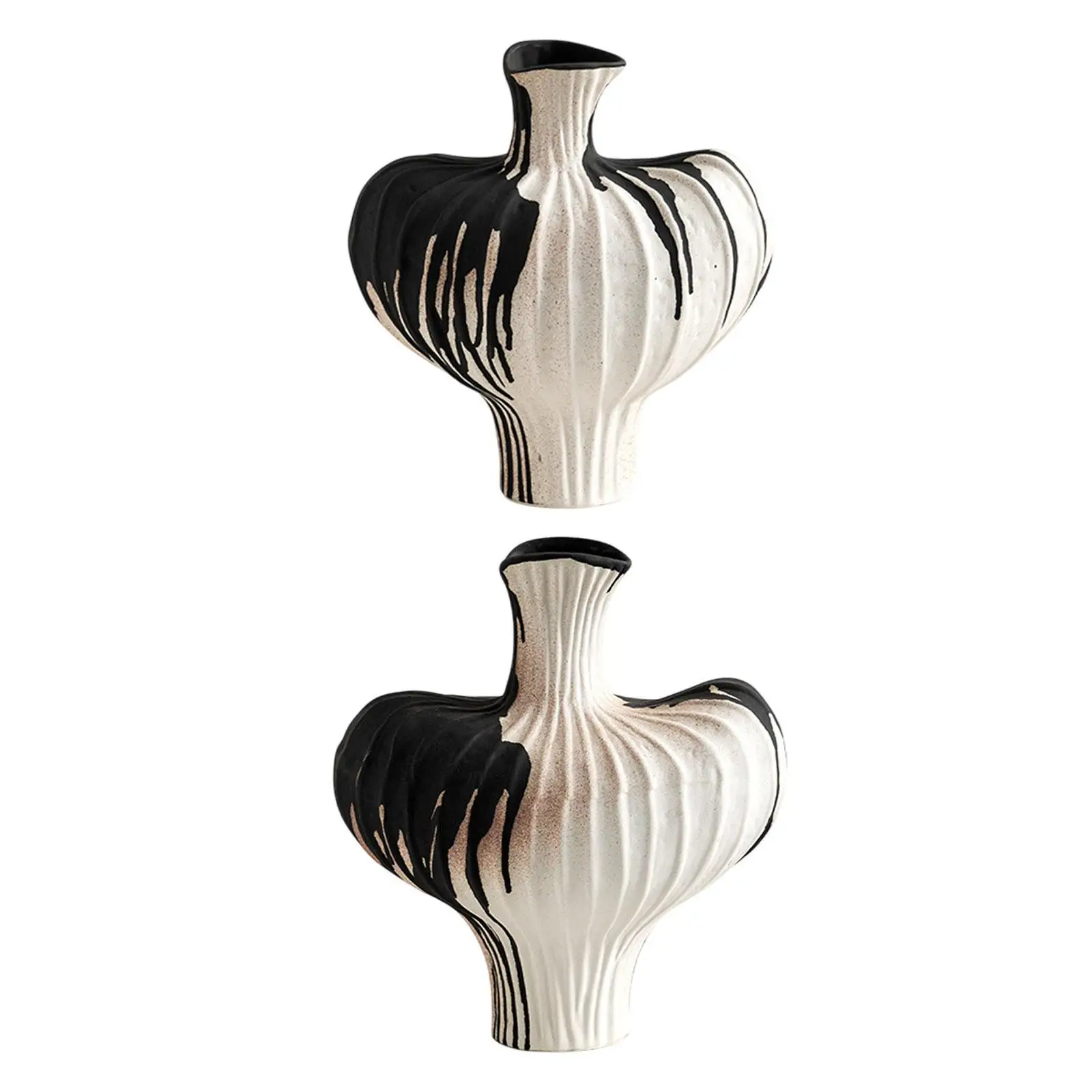 

Керамическая ваза в деревенском стиле, декоративная ваза, держатель, горшок для растений, ваби-саби, ваза для цветов