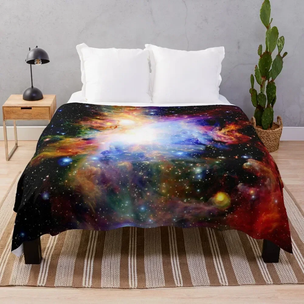 

Galaxy Dark & Colorful Orion Nebula Throw Blanket Hair anime Blankets