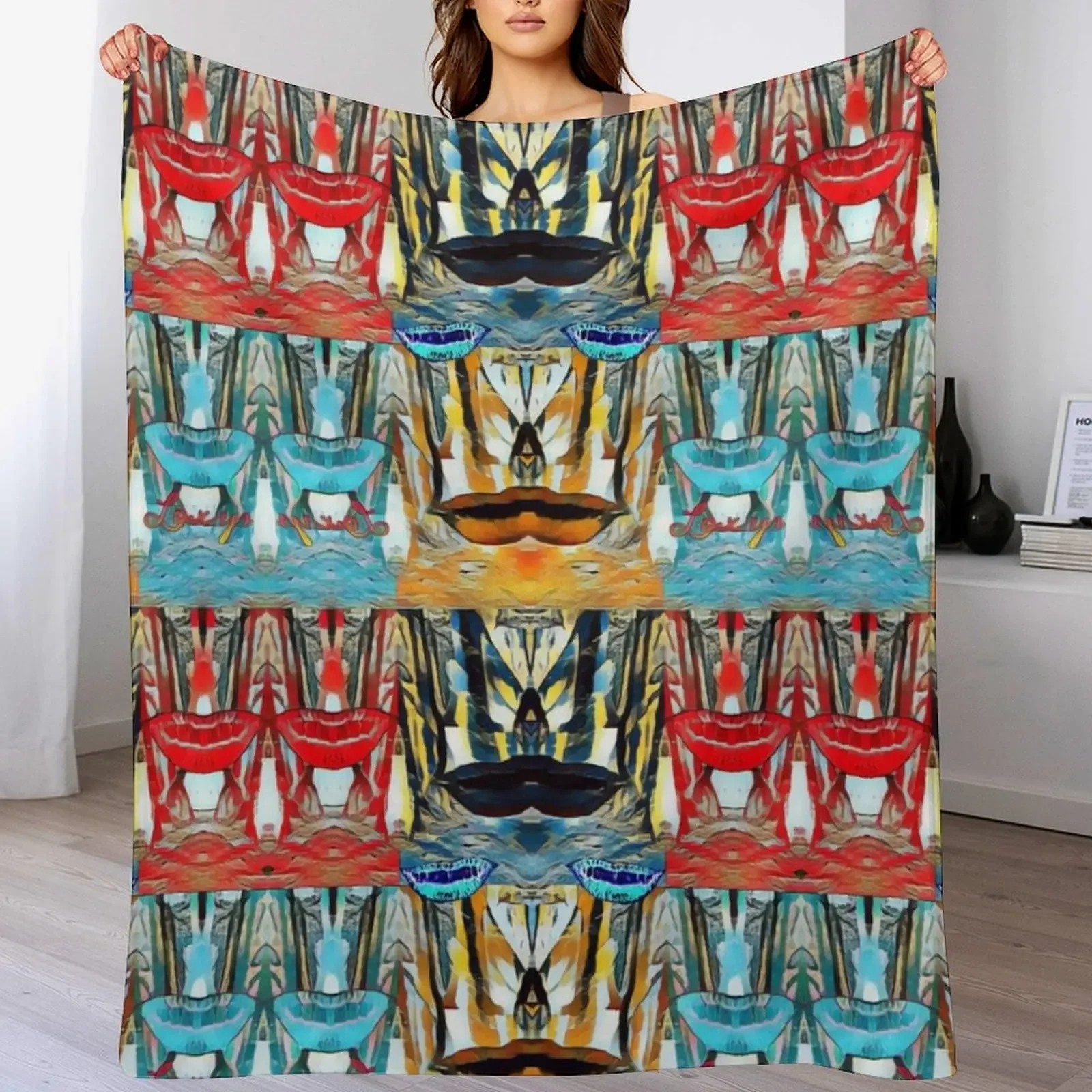 

New Ma-lips Throw Blanket manga Warm Sleeping Bag Baby Blankets