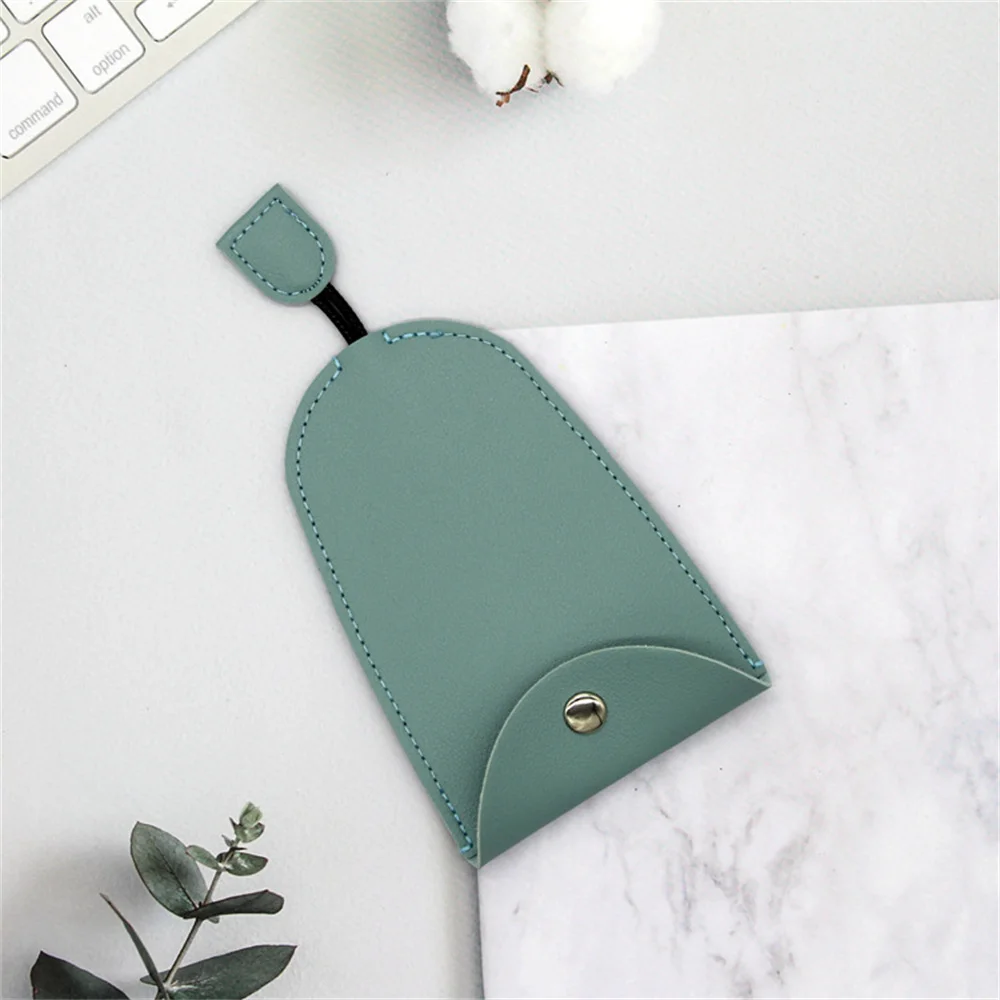 Unisex PU Leather Key Bag, cor sólida Key Cover Carteiras, Governantas Car Key Holder Case, Keychain Pouch Organizer, Mini Bolsa