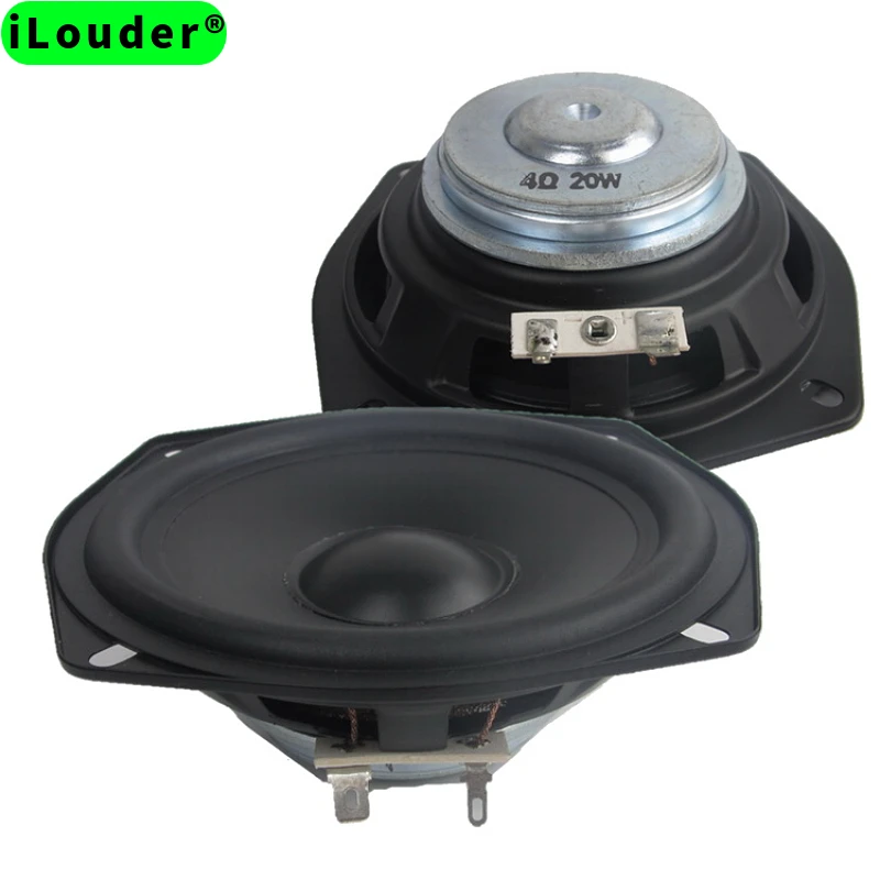 PP Waterproof 5 Inch 4ohm/8ohm RMS 20W 90DB Full Range Speaker 20-core Neodymium Midrange Speakers for Outdoors(1pcs speaker)