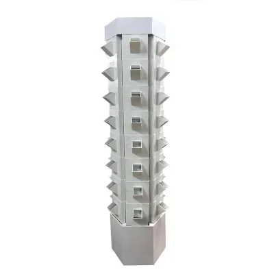 New agricultural greenhouse rotary aeroponic Tower garden vertical hydroponic system