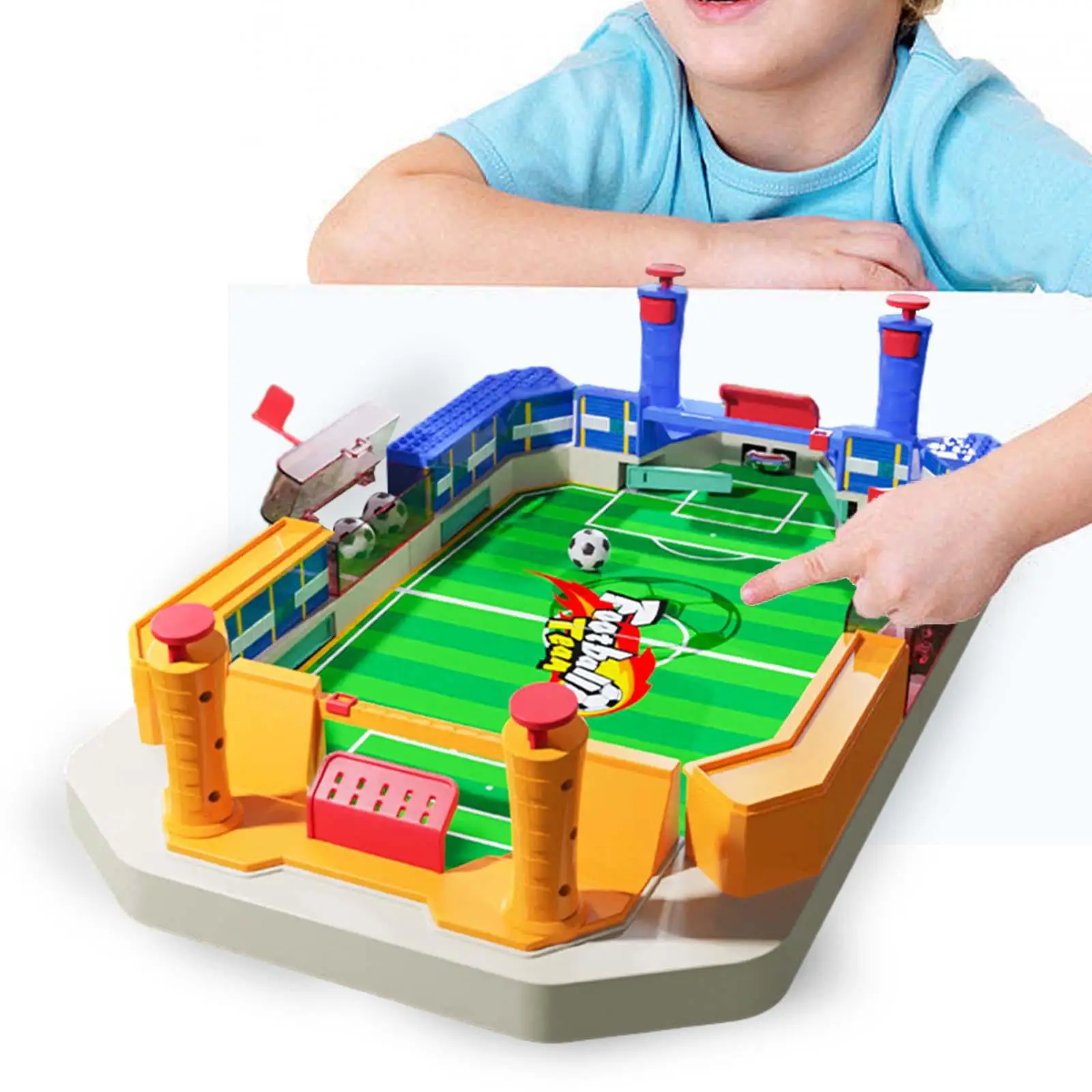 Mini Tabletop Football Game Interactive Mini Foosball Game Hand-Eye Coordination