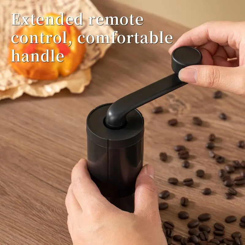 1pc Manual Coffee Grinder Portable Grinder Home Outdoors Travel Hand Crank Coffee Grinder Adjustable Bean Grinder