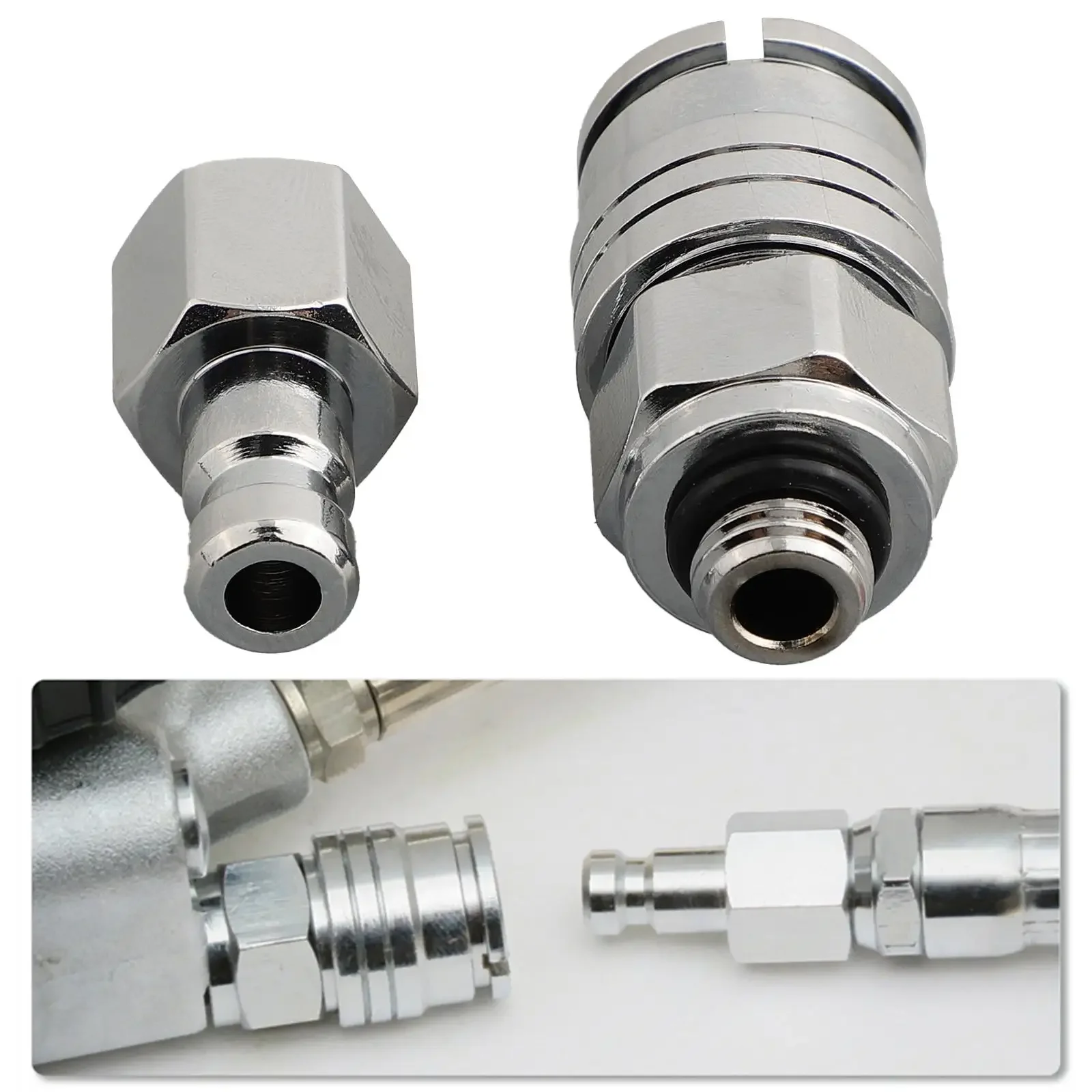 

Universal Part Adaptor Part Adaptor Outdoor-Sport 1pcs Stage And LP Hose Scuba Diving BCD Regulator Silver 3/8\\\\\\\"