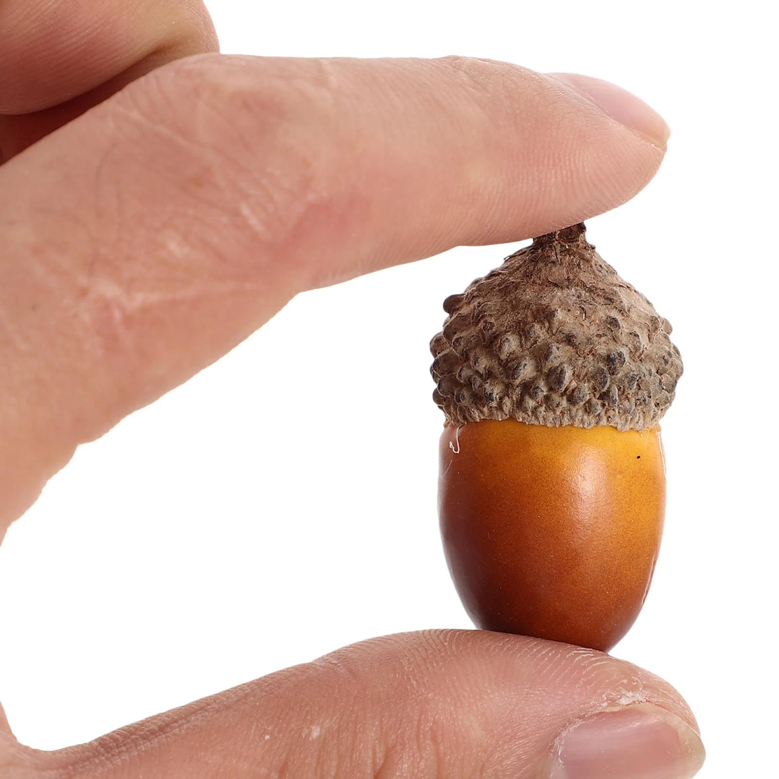 

50Pcs Acorn Photo Props Simulation Acorns DIY Xmas Tree Decor Indoor Decoration Gifts Simulation Acorn Christmas Decor