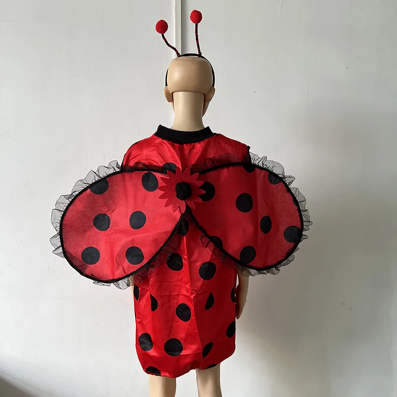 Halloween Bee Ladybird Cosplay Trajes, Trajes do feriado para adultos e crianças