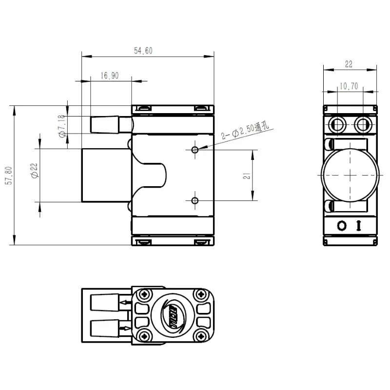 1-5V DC Electric 5 Lpm Very Steady Flow Low Vibration Mini Air Pump Coreless Motor Micro Diaphragm Gas Detector OEM