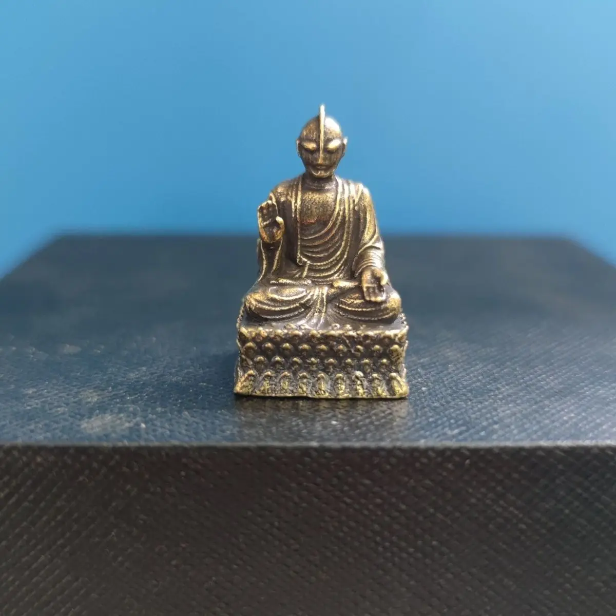 Compassion de bouddha en laiton, petit cadeau créatif 3D, méditation, aquarium, bonsaï, ornement de paysage