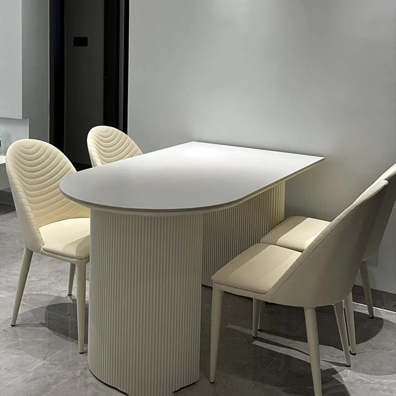 

Villa Modern Living Room Dining Table Luxury Designer Rectangular White Table Restaurant Conference Muebles Hotel Furniture