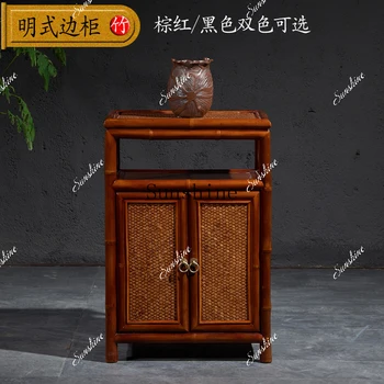 Longzhu corner cabinet, corner tea room, living room, Ming-style handmade mortise and tenon, selected as a national gift shelf