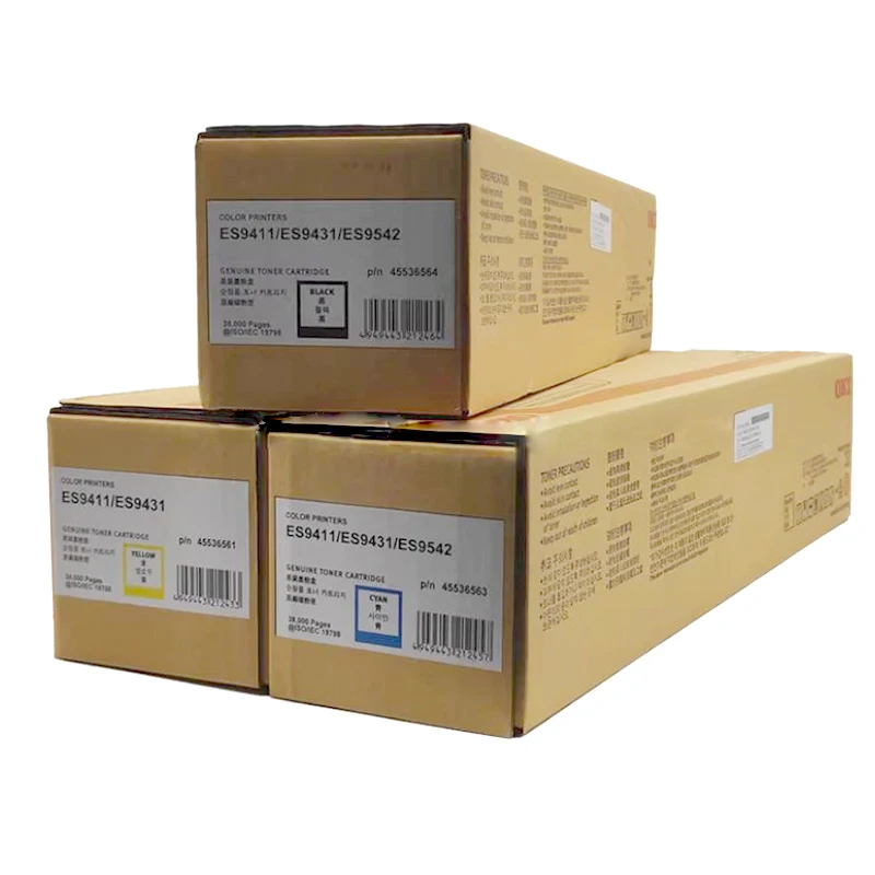 45536457 45536562 New Original Toner Cartridge for OKI ES9411 ES9431 ES9542 CMYK 45536563 45536564