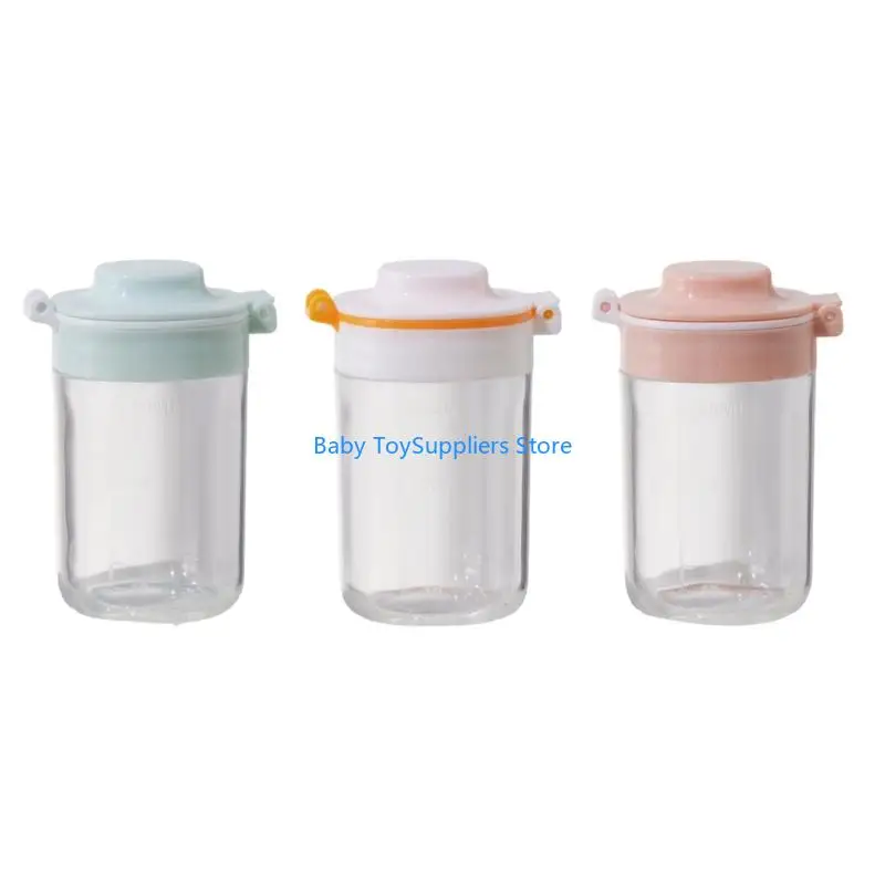 

R1WF Portable Baby Formula Dispenser Double Lid Design 80ml Capacity Leaproof Box