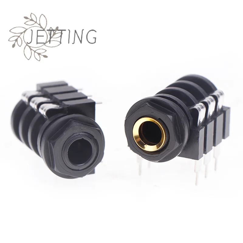 Hot 5PC Stereo Type Audio Jack PCB Panel Mount 6 Pin 1/4