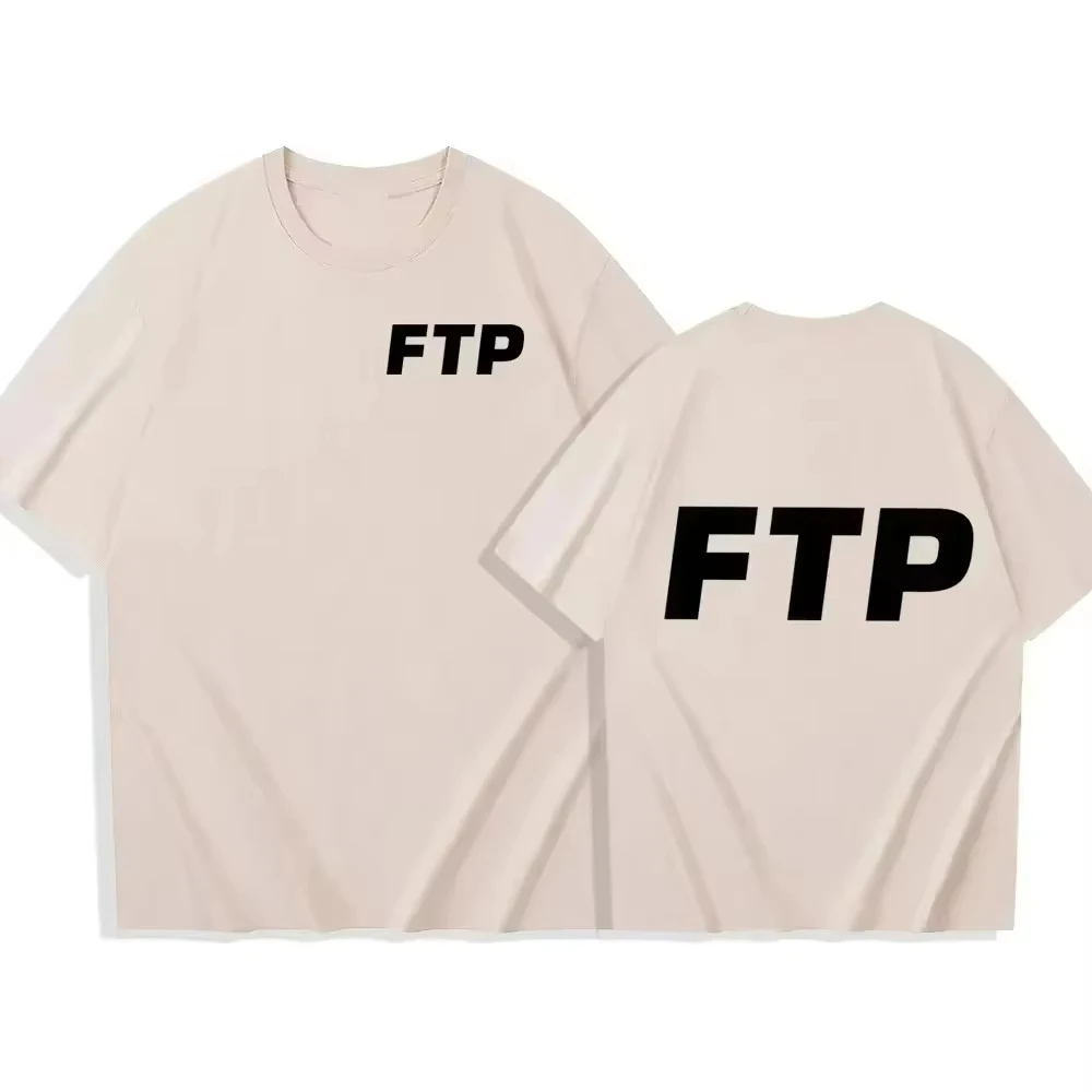 2026 New Ftp Printed T-shirt Men's Clothing and Women's Harajuku Rap Styles Music Short Sleeve Casual Clothes Summer New T Shirt view 2
